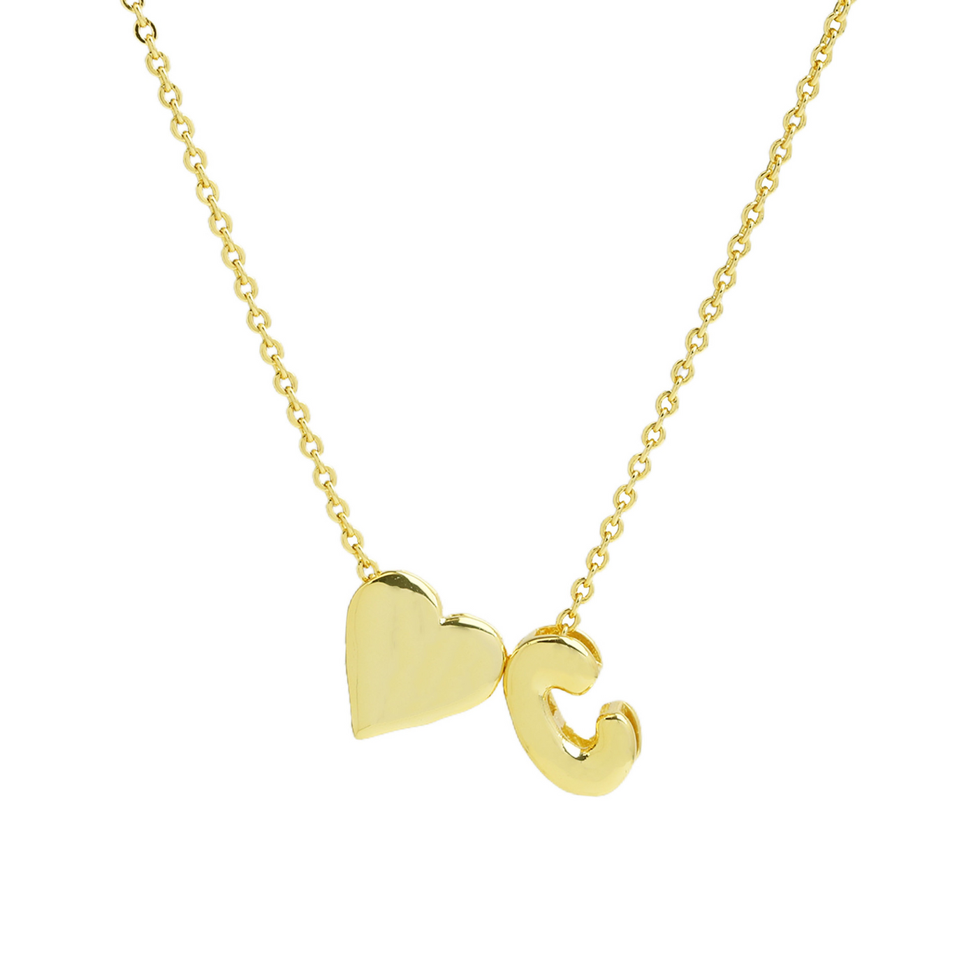 Elegant Statement Love Letter Initial Necklace