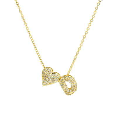 Elegant Statement Love Letter Initial Necklace