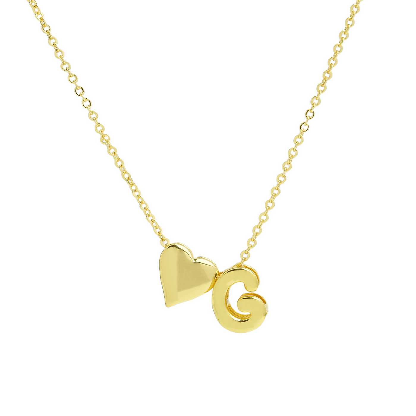 Elegant Statement Love Letter Initial Necklace