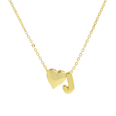 Elegant Statement Love Letter Initial Necklace