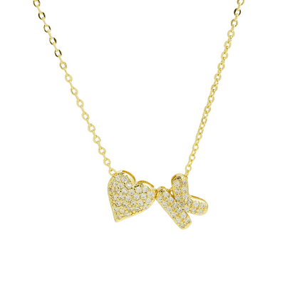 Elegant Statement Love Letter Initial Necklace