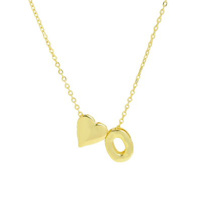 Elegant Statement Love Letter Initial Necklace