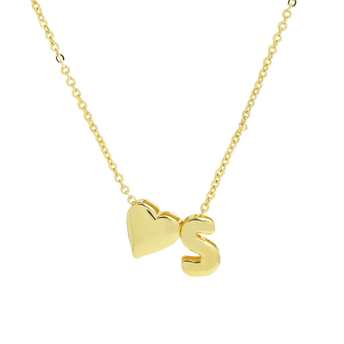 Elegant Statement Love Letter Initial Necklace