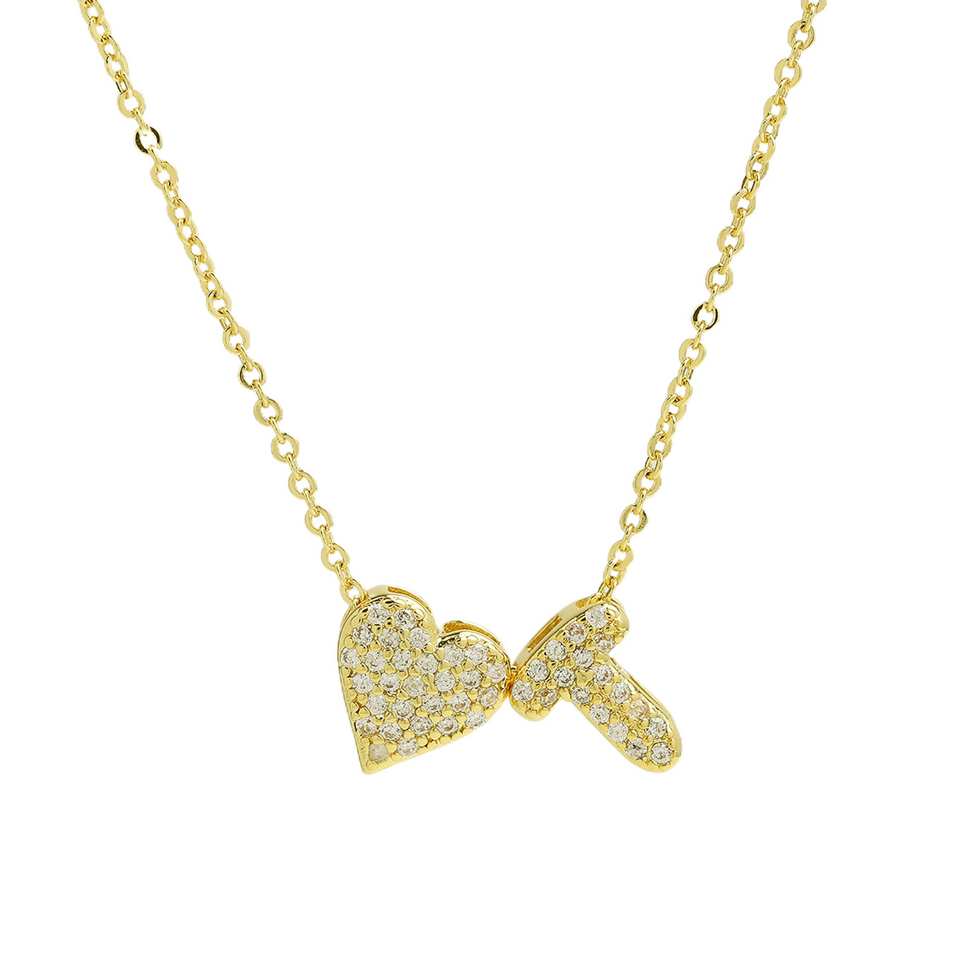 Elegant Statement Love Letter Initial Necklace