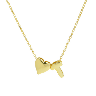 Elegant Statement Love Letter Initial Necklace