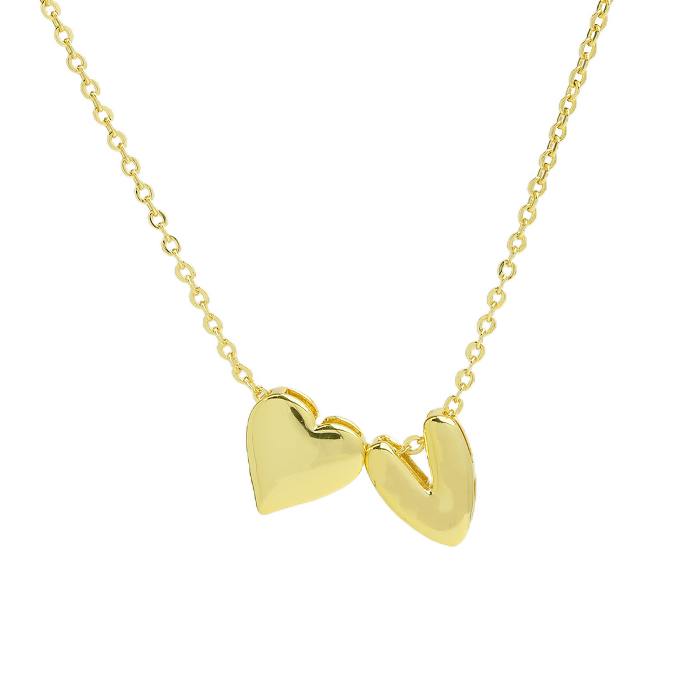 Elegant Statement Love Letter Initial Necklace