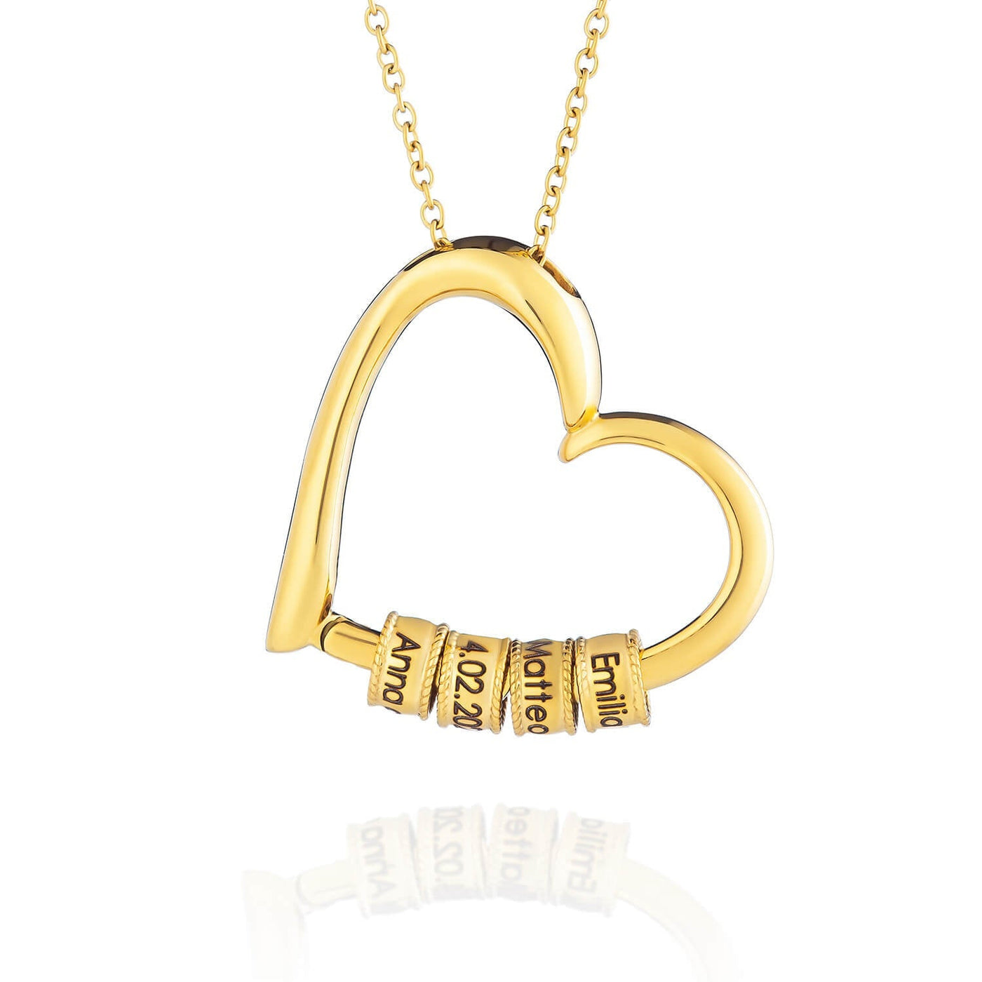 Personalized Heart Name Necklace