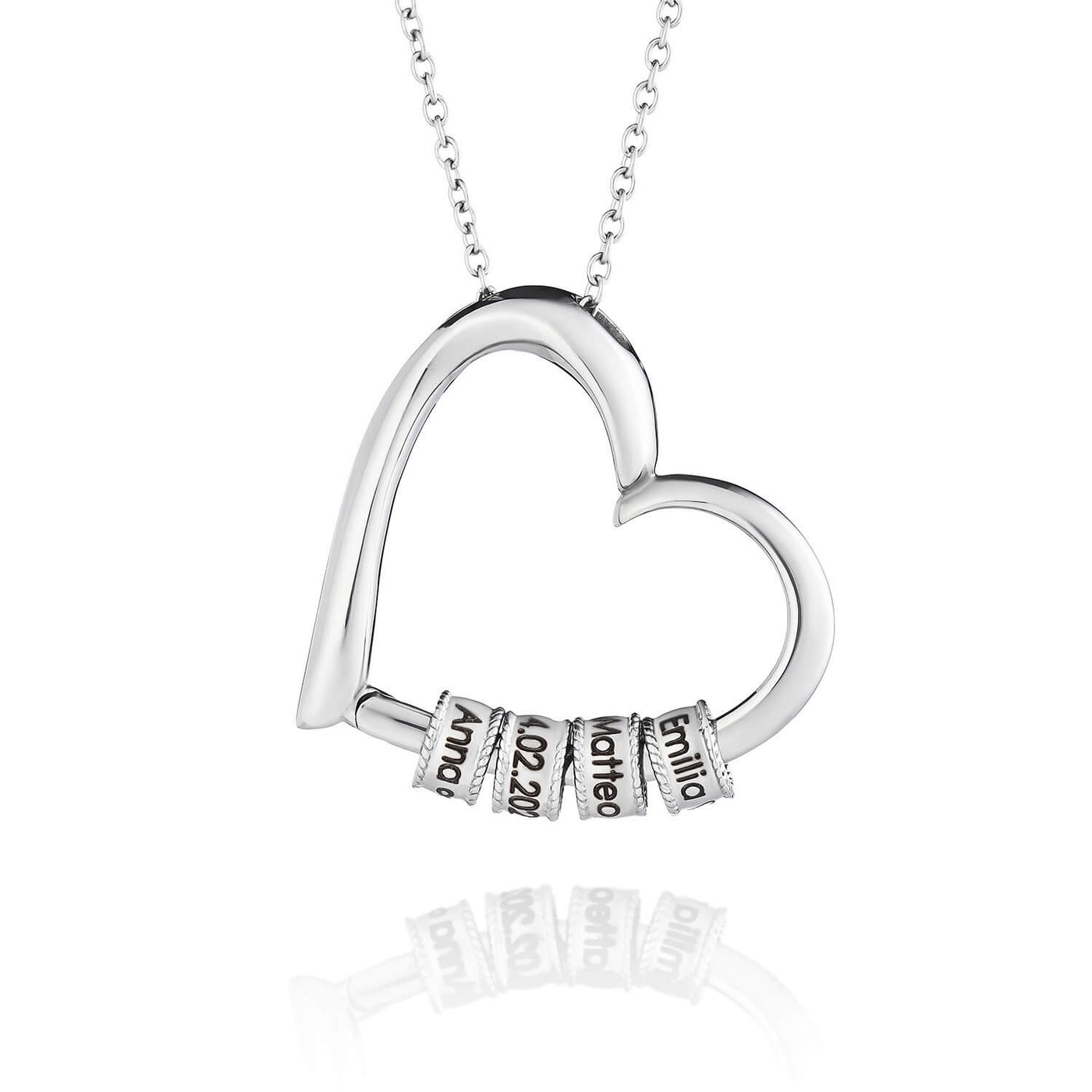 Personalized Heart Name Necklace